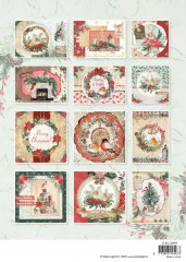 Studio Light A4 Card Making Pad - Essentials Nr. 09 - Holly Jolly