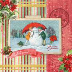 Studio Light A4 Card Making Pad - Essentials Nr. 10 - Vintage Christmas