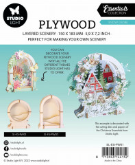 Studio Light - Plywood Snow Globe - Plywood Essentials Nr. 02