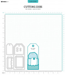 Studio Light Cutting Dies - Essentials Nr. 581 - Tag + Pockets