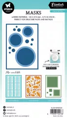 Studio Light Mask Stencil - Essentials Nr. 222 - Circle Pattern