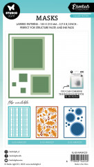 Studio Light Mask Stencil - Essentials Nr. 223 - Square Pattern