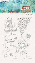 Studio Light Clear Stamps - Let it snow Nr. 265