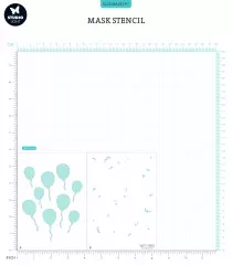 Studio Light Mask Stencil - Sweet Stories - Balloons