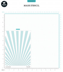 Studio Light Mask Stencil - Sweet Stories Nr. 201 - Sunray