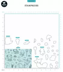 Clear Stamps and Cutting Die - Sweet Stories Nr. 57 - Under the Sea