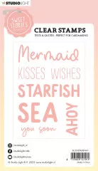 Studio Light Clear Stamps - Sweet Stories Nr. 468 - Mermaid Kisses