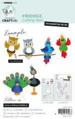 Studio Light Cutting Dies - Friendz Nr. 701 - Accessoires Birds