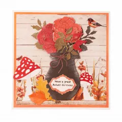 Studio Light Cutting Dies - Autumn Bouquets Nr. 694 - Jar Bouquet