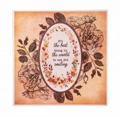 Studio Light 6x6 Paper Pad - Autumn Bouquets Nr. 107 - Copper Blush