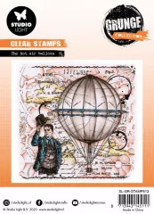 Studio Light Clear Stamps - Grunge Collection Nr. 513 - The Hot Air Balloon