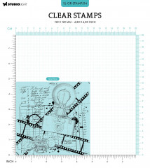 Studio Light Clear Stamps - Grunge Collection Nr. 514 - Camera Invention