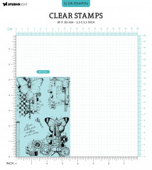 Studio Light Clear Stamps - Grunge Collection Nr. 516 - Sewing Inventions