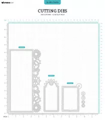 Studio Light Cutting Die - Grunge Collection Nr. 696 - Slimline & Tags