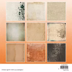 Studio Light 8x8 Paper Pad - Grunge Collection Nr. 109 - Vintage Papers