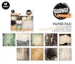 Studio Light 8x8 Paper Pad - Grunge Collection Nr. 110 - Grunge Inventions