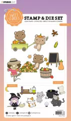 Clear Stamps and Cutting Die - Sweet Stories Nr. 73 - Fall Fun