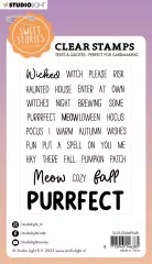 Studio Light Clear Stamps - Sweet Stories Nr. 548 - Quotes Wicked Witches (EN)