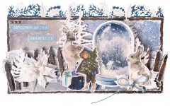 Studio Light Cutting Die - Vintage Christmas Nr. 720 - Christmas Borders