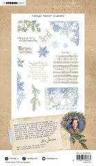 Studio Light Clear Stamps - Vintage Christmas Nr. 546 - Winter Elements