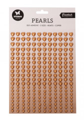 Studio Light Adhesive Pearls - Copper Hearts Essentials Nr. 5