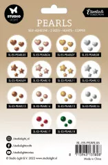 Studio Light Adhesive Pearls - Copper Hearts Essentials Nr. 5