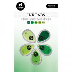 Studio Light Ink Pads - Waterbased Shades of Green Nr. 4