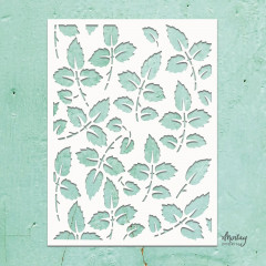 Mintay Kreativa 6x8 Stencil - Rose Leaves