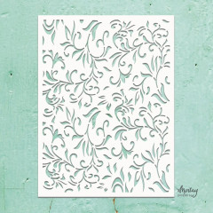 Mintay Kreativa 6x8 Stencil - Floral Swirls