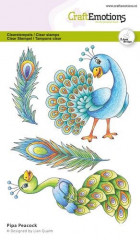 Clear Stamps - Pfau Pipa by Lian Qualm