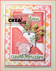 Clear Stamps Bits and Pieces - Nr. 223 - Schwein