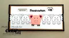 Clear Stamps Bits and Pieces - Nr. 223 - Schwein