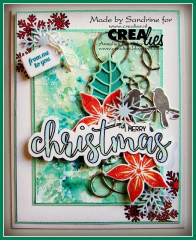 Clear Stamps Text (ENG) - Handlettering merry christmas outline