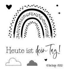 Dini Design Clear Stamps - Regenbogen (DE)