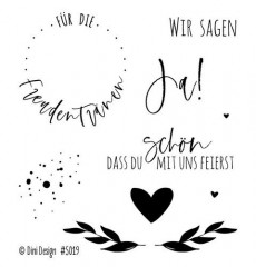 Dini Design Clear Stamps - Hochzeit (DE)