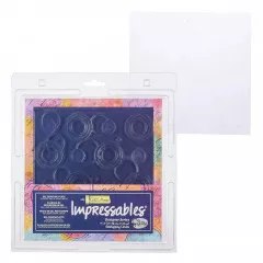 Gel Press Impressables - überlappende Kreise