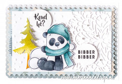 Clear Stamps and Cutting Die - Schneepanda