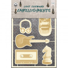 Piatek13 Chipboard Embellishments - Free Spirit 02