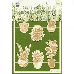 Piatek13 Chipboard Embellishments - Garden of Books 02