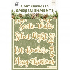 Piatek13 Chipboard Embellishments - Cosy Winter 06 (ENG)