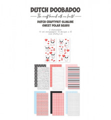 Dutch Crafty Kit - Slimline Sweet Polar Bear