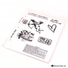 Cling Stamps by Tim Holtz - Love struck