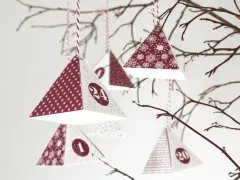 Adventskalender Pyramiden Diamond rot