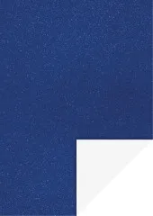 Glitterkarton A4, dunkelblau
