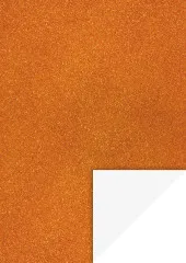 Glitterkarton A4, orange-rot
