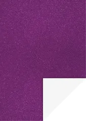 Glitterkarton A4, dunkelviolett
