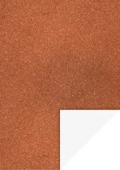 Glitterkarton A4, dunkelkupferfarben