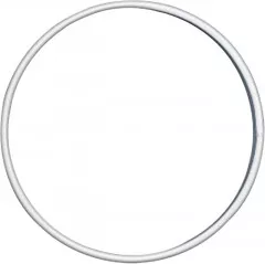 Drahtring weiss, 10 cm