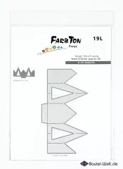 Faltstern-Stanze Nr. 19L