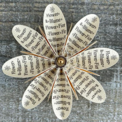 6 neue Stempelmotive für Faltblume Nr. 16 S-2